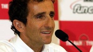 Alain Prost in Belgium